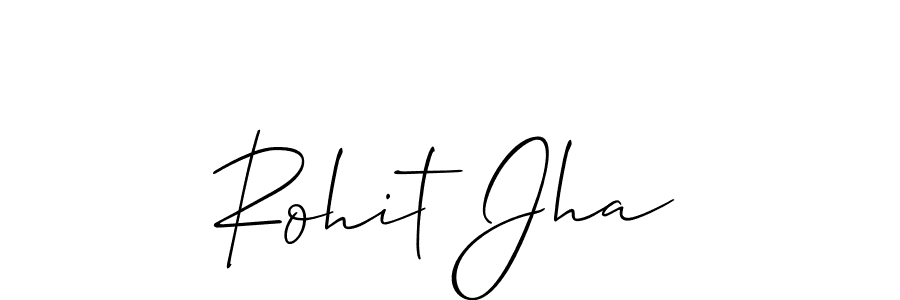 Best and Professional Signature Style for Rohit Jha. Allison_Script Best Signature Style Collection. Rohit Jha signature style 2 images and pictures png
