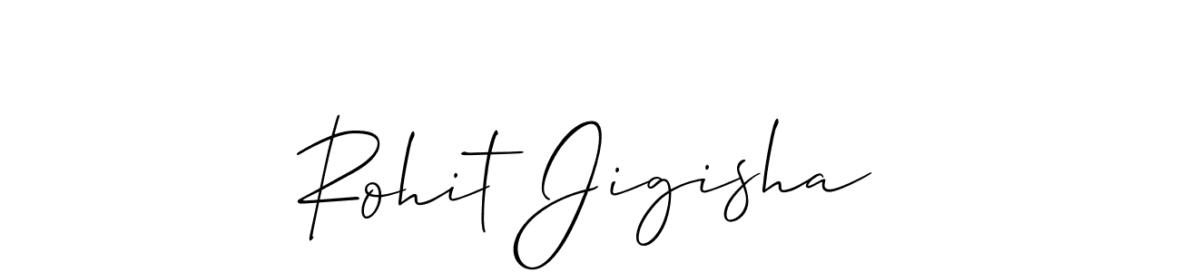 Make a short Rohit Jigisha signature style. Manage your documents anywhere anytime using Allison_Script. Create and add eSignatures, submit forms, share and send files easily. Rohit Jigisha signature style 2 images and pictures png