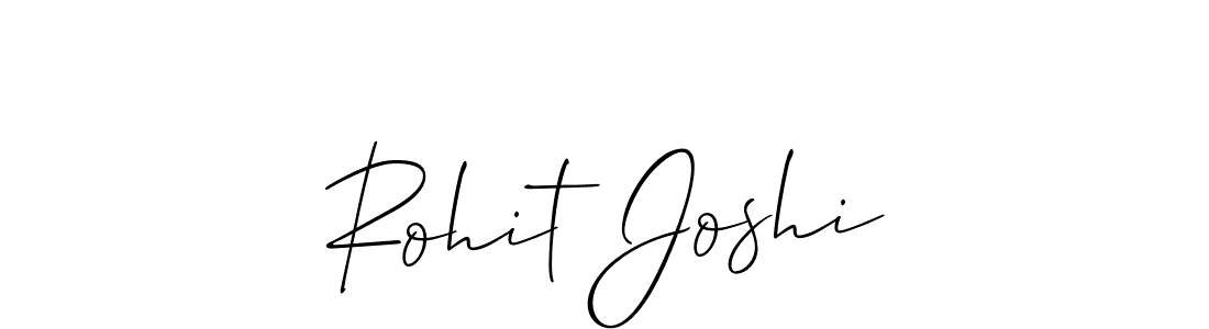Also we have Rohit Joshi name is the best signature style. Create professional handwritten signature collection using Allison_Script autograph style. Rohit Joshi signature style 2 images and pictures png