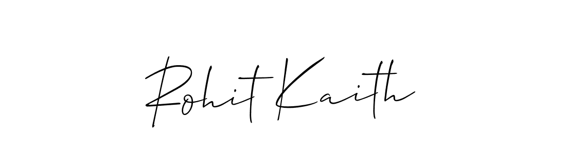 Create a beautiful signature design for name Rohit Kaith. With this signature (Allison_Script) fonts, you can make a handwritten signature for free. Rohit Kaith signature style 2 images and pictures png