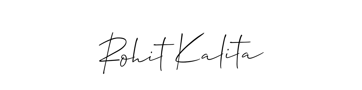 This is the best signature style for the Rohit Kalita name. Also you like these signature font (Allison_Script). Mix name signature. Rohit Kalita signature style 2 images and pictures png