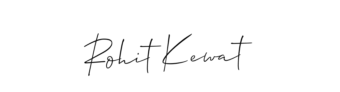 How to make Rohit Kewat signature? Allison_Script is a professional autograph style. Create handwritten signature for Rohit Kewat name. Rohit Kewat signature style 2 images and pictures png