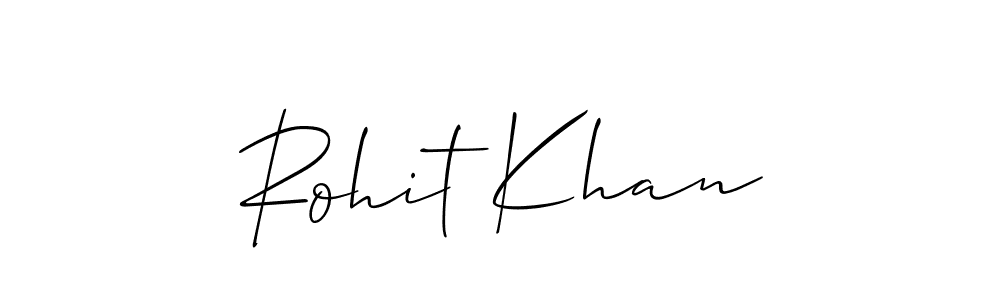 Also You can easily find your signature by using the search form. We will create Rohit Khan name handwritten signature images for you free of cost using Allison_Script sign style. Rohit Khan signature style 2 images and pictures png