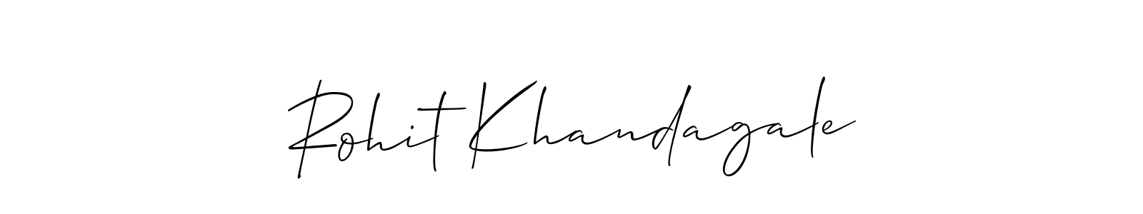 Best and Professional Signature Style for Rohit Khandagale. Allison_Script Best Signature Style Collection. Rohit Khandagale signature style 2 images and pictures png