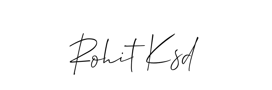 You should practise on your own different ways (Allison_Script) to write your name (Rohit Ksd) in signature. don't let someone else do it for you. Rohit Ksd signature style 2 images and pictures png