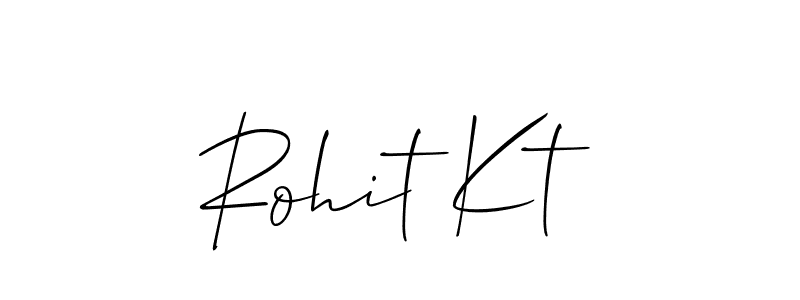 Make a short Rohit Kt signature style. Manage your documents anywhere anytime using Allison_Script. Create and add eSignatures, submit forms, share and send files easily. Rohit Kt signature style 2 images and pictures png