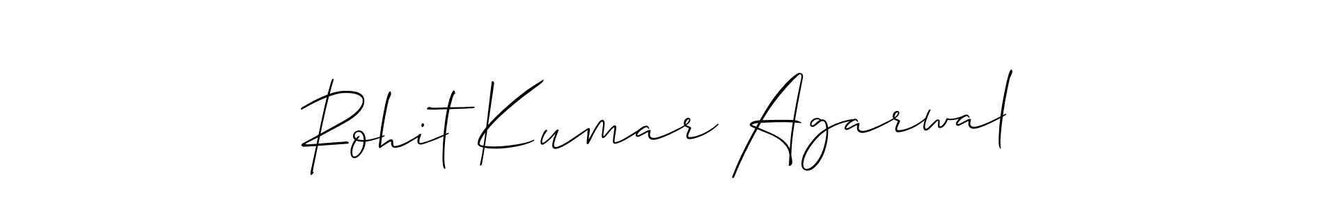 The best way (Allison_Script) to make a short signature is to pick only two or three words in your name. The name Rohit Kumar Agarwal include a total of six letters. For converting this name. Rohit Kumar Agarwal signature style 2 images and pictures png