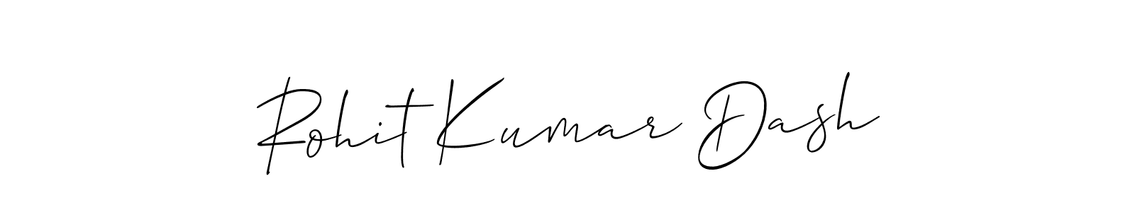 Make a short Rohit Kumar Dash signature style. Manage your documents anywhere anytime using Allison_Script. Create and add eSignatures, submit forms, share and send files easily. Rohit Kumar Dash signature style 2 images and pictures png