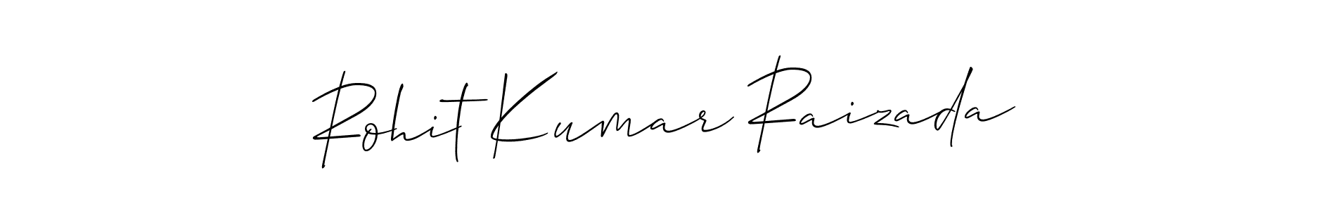 It looks lik you need a new signature style for name Rohit Kumar Raizada. Design unique handwritten (Allison_Script) signature with our free signature maker in just a few clicks. Rohit Kumar Raizada signature style 2 images and pictures png