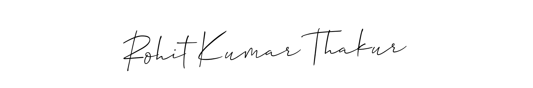 Also we have Rohit Kumar Thakur name is the best signature style. Create professional handwritten signature collection using Allison_Script autograph style. Rohit Kumar Thakur signature style 2 images and pictures png