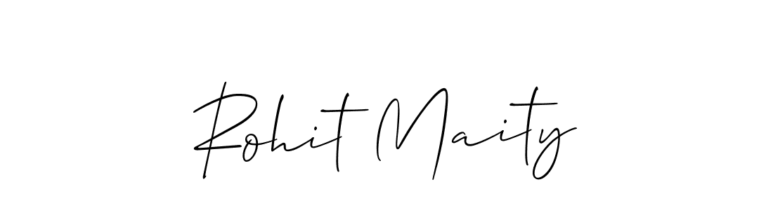 Allison_Script is a professional signature style that is perfect for those who want to add a touch of class to their signature. It is also a great choice for those who want to make their signature more unique. Get Rohit Maity name to fancy signature for free. Rohit Maity signature style 2 images and pictures png