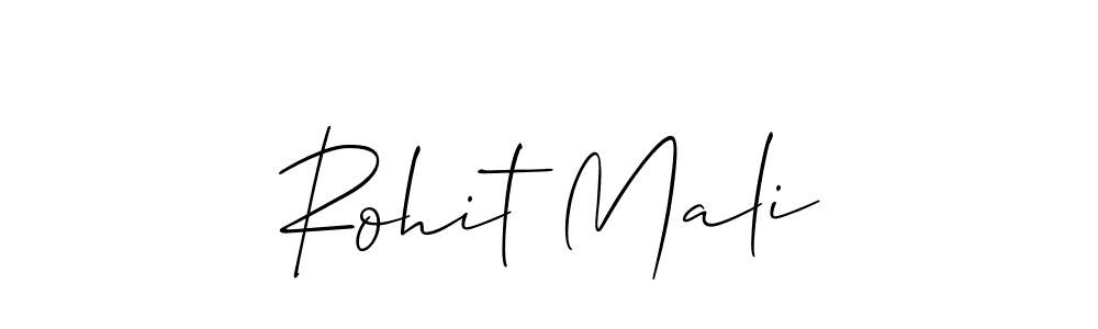 Design your own signature with our free online signature maker. With this signature software, you can create a handwritten (Allison_Script) signature for name Rohit Mali. Rohit Mali signature style 2 images and pictures png