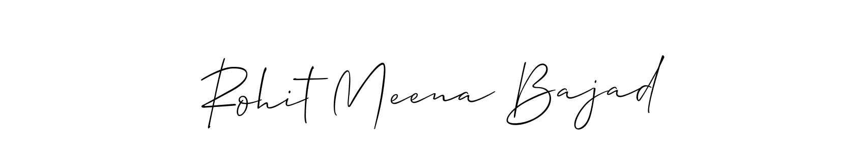 Here are the top 10 professional signature styles for the name Rohit Meena Bajad. These are the best autograph styles you can use for your name. Rohit Meena Bajad signature style 2 images and pictures png