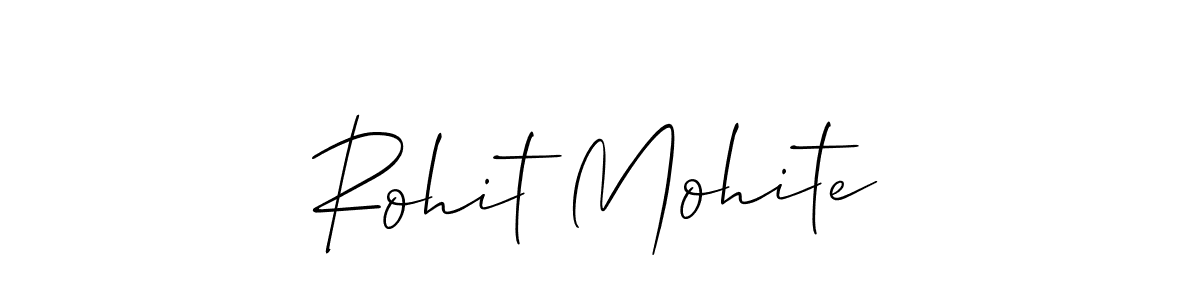 This is the best signature style for the Rohit Mohite name. Also you like these signature font (Allison_Script). Mix name signature. Rohit Mohite signature style 2 images and pictures png