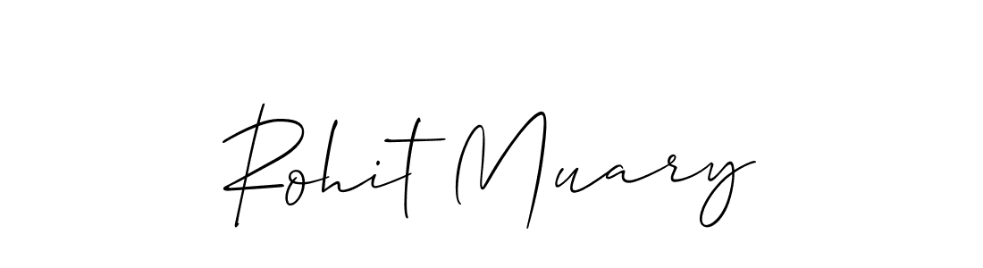 Make a beautiful signature design for name Rohit Muary. With this signature (Allison_Script) style, you can create a handwritten signature for free. Rohit Muary signature style 2 images and pictures png