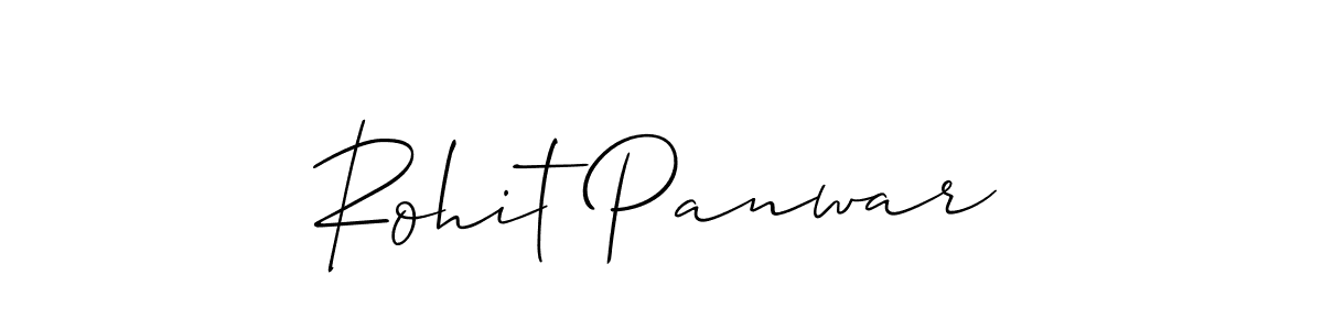 How to make Rohit Panwar signature? Allison_Script is a professional autograph style. Create handwritten signature for Rohit Panwar name. Rohit Panwar signature style 2 images and pictures png