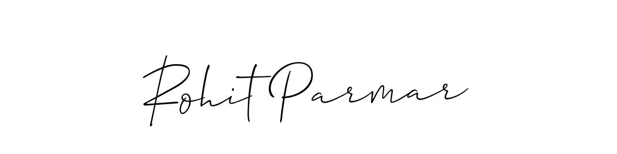 It looks lik you need a new signature style for name Rohit Parmar. Design unique handwritten (Allison_Script) signature with our free signature maker in just a few clicks. Rohit Parmar signature style 2 images and pictures png