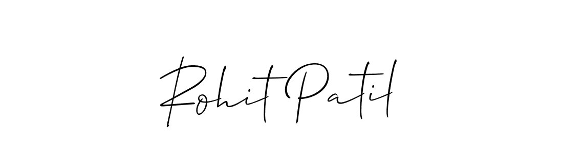 Create a beautiful signature design for name Rohit Patil. With this signature (Allison_Script) fonts, you can make a handwritten signature for free. Rohit Patil signature style 2 images and pictures png