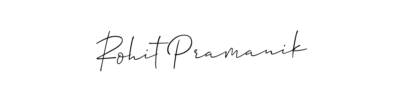 Rohit Pramanik stylish signature style. Best Handwritten Sign (Allison_Script) for my name. Handwritten Signature Collection Ideas for my name Rohit Pramanik. Rohit Pramanik signature style 2 images and pictures png