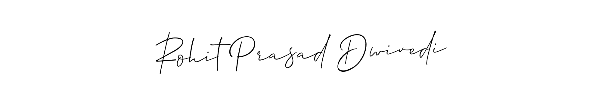 The best way (Allison_Script) to make a short signature is to pick only two or three words in your name. The name Rohit Prasad Dwivedi include a total of six letters. For converting this name. Rohit Prasad Dwivedi signature style 2 images and pictures png