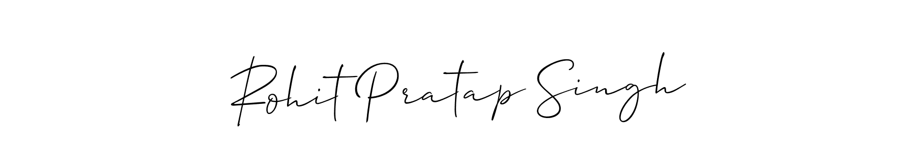 Rohit Pratap Singh stylish signature style. Best Handwritten Sign (Allison_Script) for my name. Handwritten Signature Collection Ideas for my name Rohit Pratap Singh. Rohit Pratap Singh signature style 2 images and pictures png