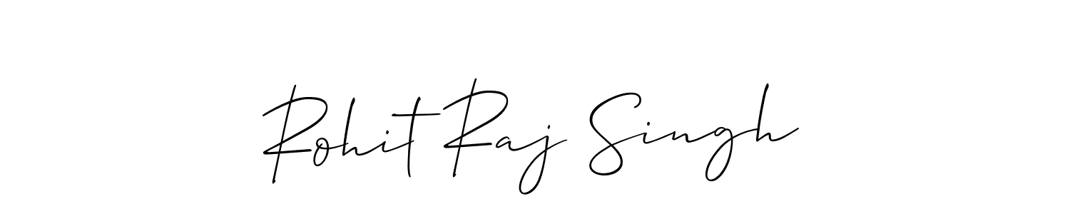 Make a beautiful signature design for name Rohit Raj Singh. With this signature (Allison_Script) style, you can create a handwritten signature for free. Rohit Raj Singh signature style 2 images and pictures png