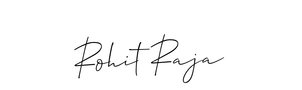 It looks lik you need a new signature style for name Rohit Raja. Design unique handwritten (Allison_Script) signature with our free signature maker in just a few clicks. Rohit Raja signature style 2 images and pictures png