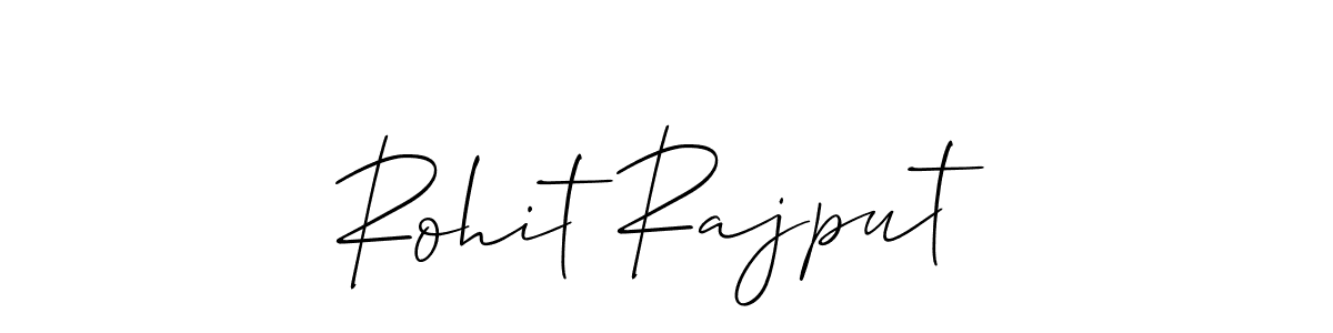 if you are searching for the best signature style for your name Rohit Rajput. so please give up your signature search. here we have designed multiple signature styles  using Allison_Script. Rohit Rajput signature style 2 images and pictures png