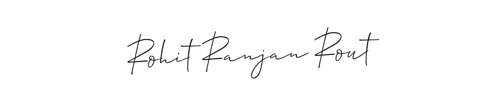 Use a signature maker to create a handwritten signature online. With this signature software, you can design (Allison_Script) your own signature for name Rohit Ranjan Rout. Rohit Ranjan Rout signature style 2 images and pictures png