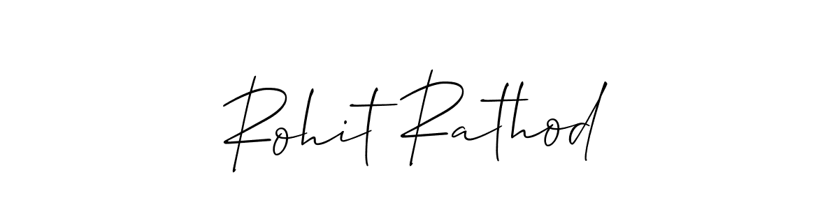 Also we have Rohit Rathod name is the best signature style. Create professional handwritten signature collection using Allison_Script autograph style. Rohit Rathod signature style 2 images and pictures png