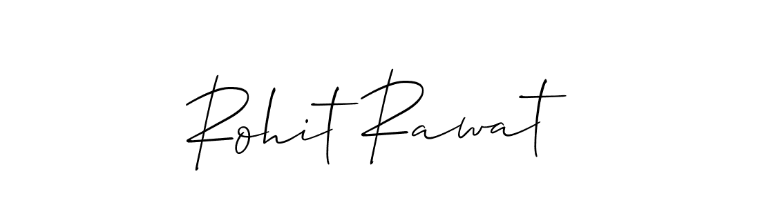 Rohit Rawat stylish signature style. Best Handwritten Sign (Allison_Script) for my name. Handwritten Signature Collection Ideas for my name Rohit Rawat. Rohit Rawat signature style 2 images and pictures png