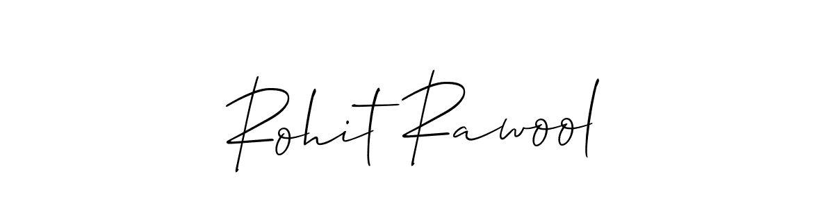 Rohit Rawool stylish signature style. Best Handwritten Sign (Allison_Script) for my name. Handwritten Signature Collection Ideas for my name Rohit Rawool. Rohit Rawool signature style 2 images and pictures png