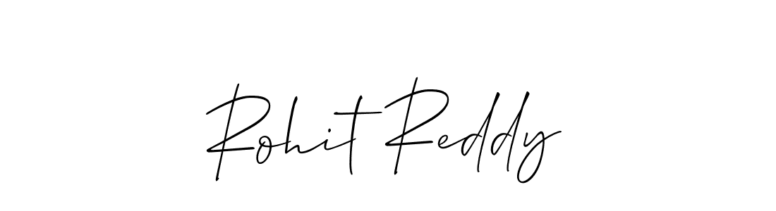 Design your own signature with our free online signature maker. With this signature software, you can create a handwritten (Allison_Script) signature for name Rohit Reddy. Rohit Reddy signature style 2 images and pictures png