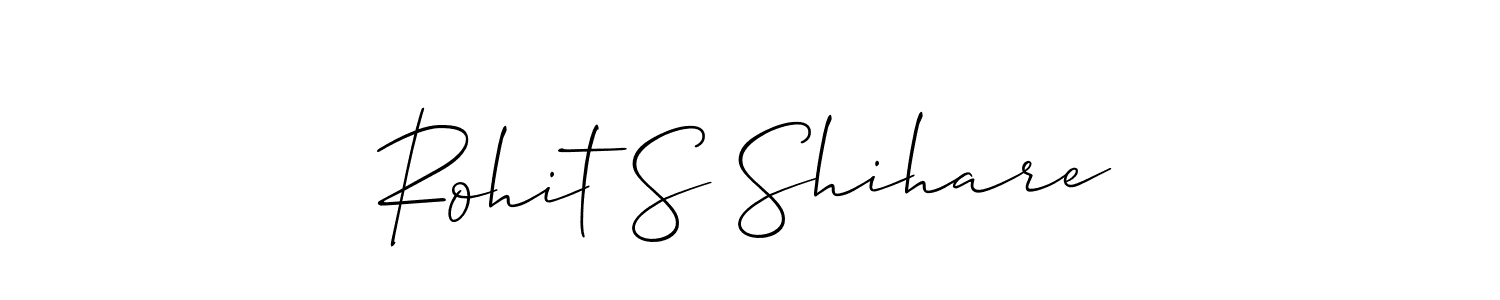 It looks lik you need a new signature style for name Rohit S Shihare. Design unique handwritten (Allison_Script) signature with our free signature maker in just a few clicks. Rohit S Shihare signature style 2 images and pictures png