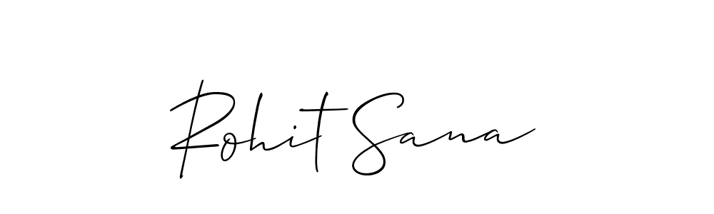 How to Draw Rohit Sana signature style? Allison_Script is a latest design signature styles for name Rohit Sana. Rohit Sana signature style 2 images and pictures png