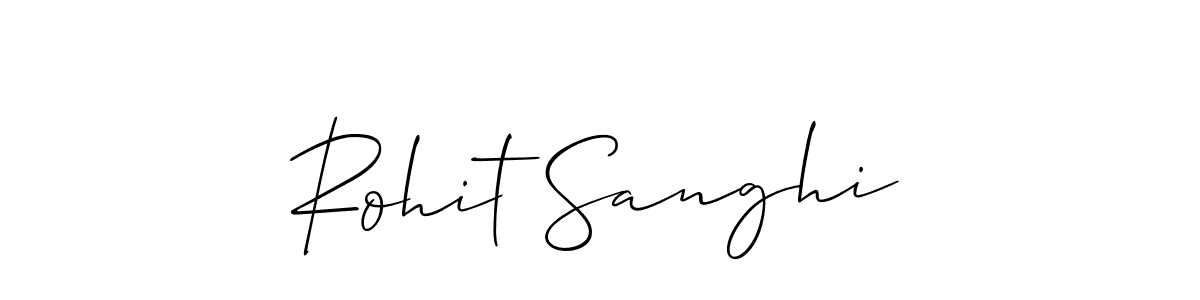 It looks lik you need a new signature style for name Rohit Sanghi. Design unique handwritten (Allison_Script) signature with our free signature maker in just a few clicks. Rohit Sanghi signature style 2 images and pictures png