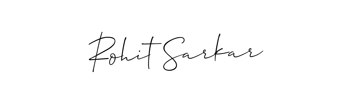 Design your own signature with our free online signature maker. With this signature software, you can create a handwritten (Allison_Script) signature for name Rohit Sarkar. Rohit Sarkar signature style 2 images and pictures png