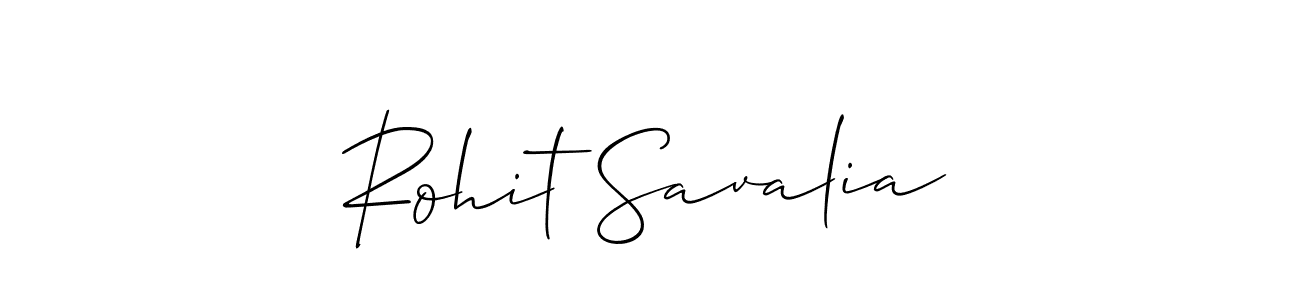 Also You can easily find your signature by using the search form. We will create Rohit Savalia name handwritten signature images for you free of cost using Allison_Script sign style. Rohit Savalia signature style 2 images and pictures png