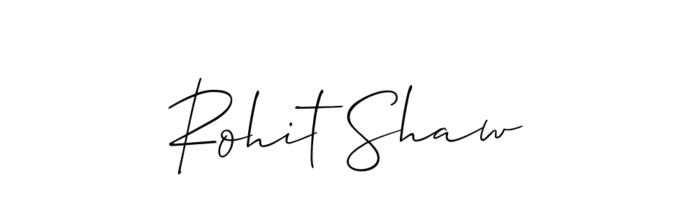 Create a beautiful signature design for name Rohit Shaw. With this signature (Allison_Script) fonts, you can make a handwritten signature for free. Rohit Shaw signature style 2 images and pictures png