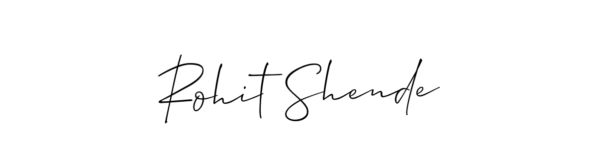 You can use this online signature creator to create a handwritten signature for the name Rohit Shende. This is the best online autograph maker. Rohit Shende signature style 2 images and pictures png