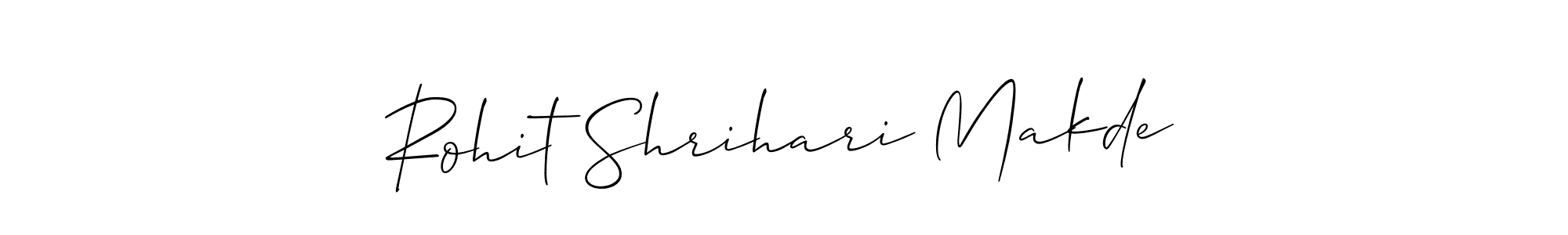 You can use this online signature creator to create a handwritten signature for the name Rohit Shrihari Makde. This is the best online autograph maker. Rohit Shrihari Makde signature style 2 images and pictures png