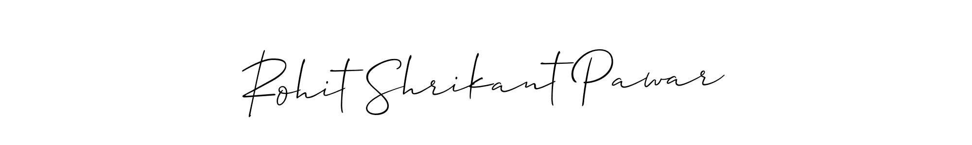 Design your own signature with our free online signature maker. With this signature software, you can create a handwritten (Allison_Script) signature for name Rohit Shrikant Pawar. Rohit Shrikant Pawar signature style 2 images and pictures png