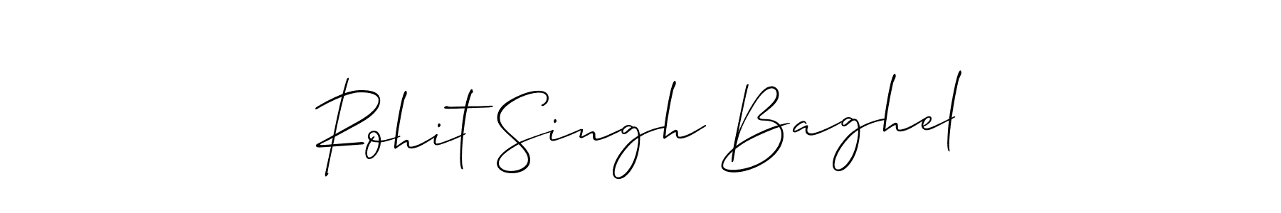 Design your own signature with our free online signature maker. With this signature software, you can create a handwritten (Allison_Script) signature for name Rohit Singh Baghel. Rohit Singh Baghel signature style 2 images and pictures png