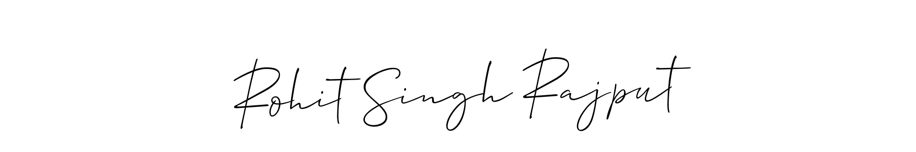 Make a beautiful signature design for name Rohit Singh Rajput. With this signature (Allison_Script) style, you can create a handwritten signature for free. Rohit Singh Rajput signature style 2 images and pictures png