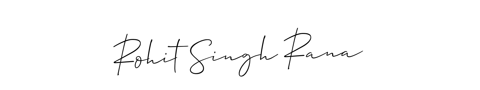 Make a short Rohit Singh Rana signature style. Manage your documents anywhere anytime using Allison_Script. Create and add eSignatures, submit forms, share and send files easily. Rohit Singh Rana signature style 2 images and pictures png