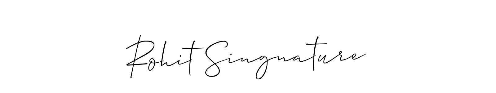 Make a beautiful signature design for name Rohit Singnature. Use this online signature maker to create a handwritten signature for free. Rohit Singnature signature style 2 images and pictures png