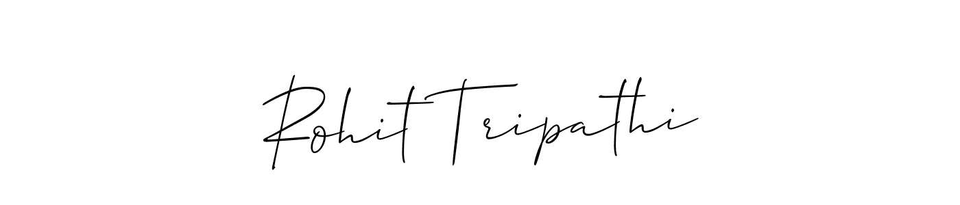Rohit Tripathi stylish signature style. Best Handwritten Sign (Allison_Script) for my name. Handwritten Signature Collection Ideas for my name Rohit Tripathi. Rohit Tripathi signature style 2 images and pictures png