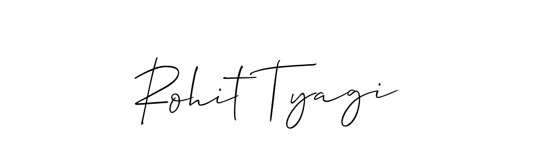 It looks lik you need a new signature style for name Rohit Tyagi. Design unique handwritten (Allison_Script) signature with our free signature maker in just a few clicks. Rohit Tyagi signature style 2 images and pictures png