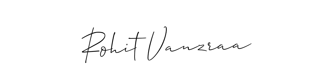 The best way (Allison_Script) to make a short signature is to pick only two or three words in your name. The name Rohit Vanzraa include a total of six letters. For converting this name. Rohit Vanzraa signature style 2 images and pictures png