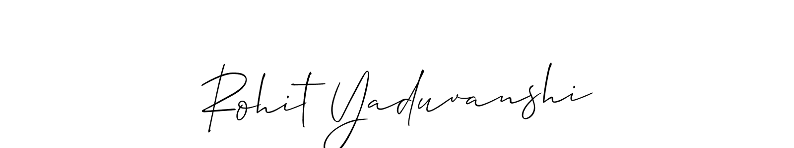 Once you've used our free online signature maker to create your best signature Allison_Script style, it's time to enjoy all of the benefits that Rohit Yaduvanshi name signing documents. Rohit Yaduvanshi signature style 2 images and pictures png